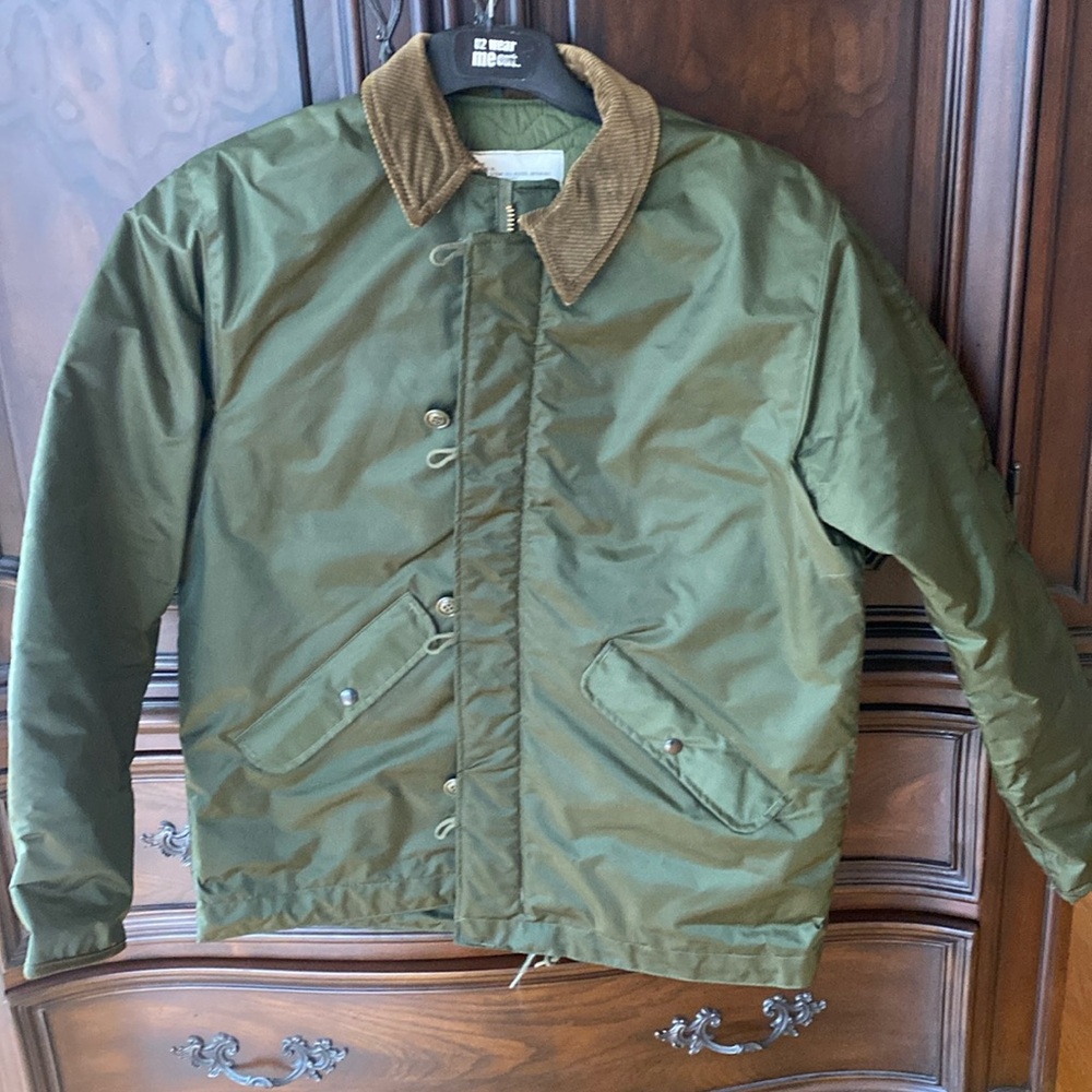 Vintage army extreme cold weather coat impermeable size medium alpha industries